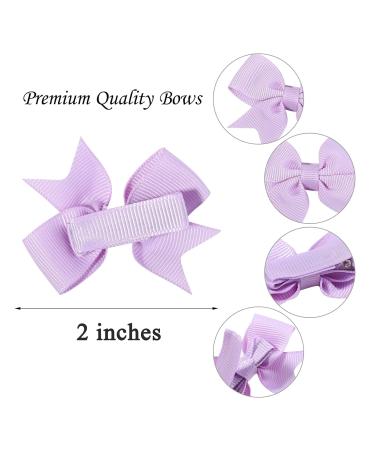 50pcs Grosgrain Hair Clips for Baby Girls - Solid Color Ribbon Mini Loops for Toddlers & Children - Perfect for Newborns & Teens - A50 Set - Buy Online on SooperMarket.com