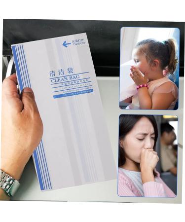 ULTECHNOVO 100pcs Car Trash Bag Disposable Vomit Bags - Motion Sickness & Emesis Bags for Kids - Buy Online on SooperMarket.com