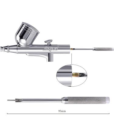 SAGUD 19-Piece Airbrush Cleaning Kit with Glass Cleaning Pot and Accessories - Buy Online on SooperMarket.com