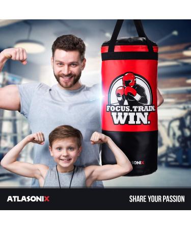 Hanging Kids Punching Bag 2 Ft - Professional Style Youth Punch Bag for Martial Arts, Boxing, Karate - Ages 5-15 | Unfilled - Buy Online on SooperMarket.com