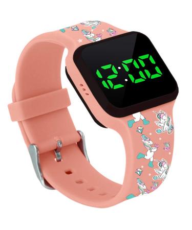 Potty Training Toilet Timer Watch for Girls & Boys, Fun Flashing Lights, Music, Water Resistant, Rechargeable, Smart Sensor, Alarm, Amazing Kids, Baby & Toddler Potty Train Toilet Timer, Peach