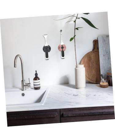 Baluue 4pcs Bathroom Hooks Wall Hanging Hooks Shower Razor Holder for Wall - Buy Online on SooperMarket.com