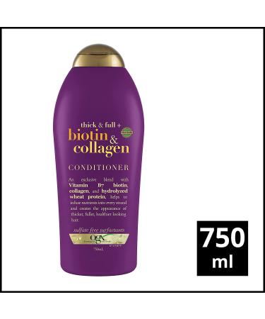 OGX Thick & Full + Biotin & Collagen Conditioner 25.4 Fl Oz - Salon Size, Pack of 1 - Buy Online on SooperMarket.com