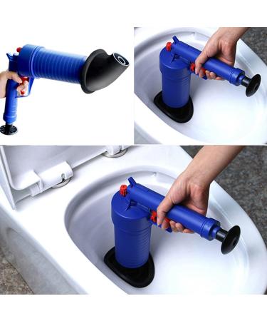 High Pressure Toilet Plunger Kit & Drain Cleaner Gun - Unclog Sinks & Toilets Effortlessly - Perfect for Home Use - Buy Online on SooperMarket.com