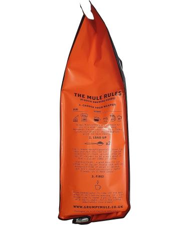 Grumpy Mule Organic Peru Caf Femenino Ground Coffee - Dark Chocolate, Cocoa & Citrus Flavors - 227g (Pack of 1) - Buy Online on SooperMarket.com