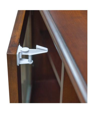 Cabinet Locks Child Safety Latches - Baby Proofing Cabinets & Drawers Locks - Child Proof Your Home - No Drilling & No Tools Required! (8 Pack) 8 Count (Pack of 1)