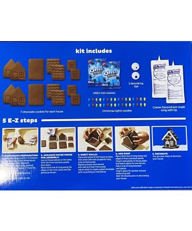 Create A Treat OREO Cookie House Gingerbread Kit | 2 Houses | 30.25 oz - Buy Online on SooperMarket.com