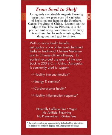Bravo Tea Astragalus - Caffeine-Free Herbal Tea | 20 Tea Bags - Buy Online on SooperMarket.com