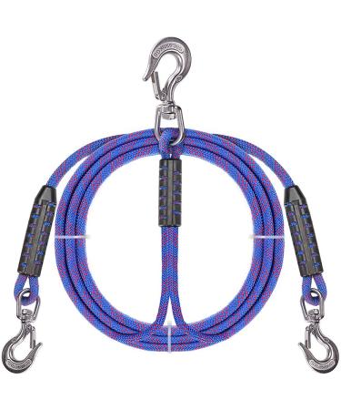 24 ft Heavy Duty Boat Tow Harness, Boat Tow Ropes, Easy Connection w/ 3 Stainless Steel Larger Hooks, SELEWARE