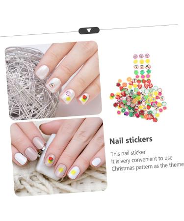 Mikinona 4 Packs Nail Art Polymer Clay Fruit Nail Art Slice Diy Nail Decoration Supplies Craft Making Beads Fruit Pattern Nail Decorations Nail Art Craft Suite Manicure Resin 3d - Buy Online on SooperMarket.com