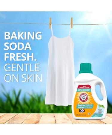Arm & Hammer Liquid Laundry Detergent for Sensitive Skin Super Concentrated Skin Friendly Fresh Scent 100 Loads 2.96-L - Buy Online on SooperMarket.com
