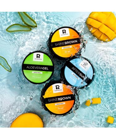 BYROKKO Shine Brown Summer Tanning SET 4IN1 - Tanning Cream After Sun Cream & Aloe Vera Gel for Perfect Tan | International Shipping Available - Buy Online on SooperMarket.com