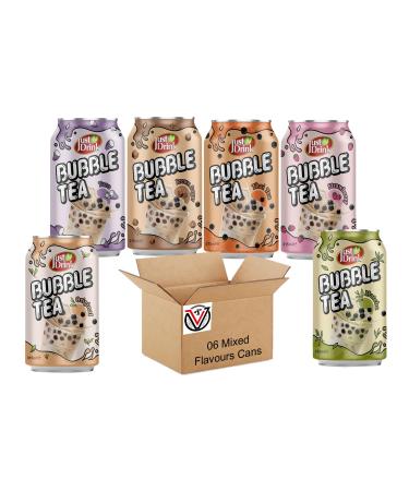 Just Drink Original Brown Sugar Strawberry Thai Tea Matcha & Taro Bubble Tea 315ml