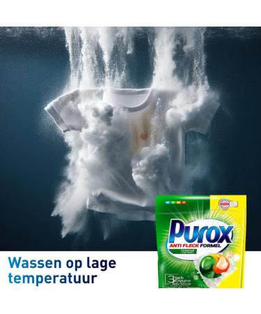 PUROX CAPS UNIVERSAL Washing Caps for Colored Textiles - 22 WL 396g Unscented Doypack Detergent - 22 Pieces | International Shipping - Buy Online on SooperMarket.com