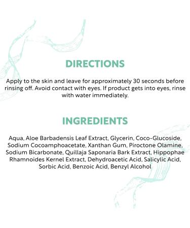 Clever Soap 1% Piroctone Olamine Face Wash With Salicylic Acid - Exfoliating Foaming Facial Cleanser - Suitable For Seborrheic Dermatitis Acne & Psoriasis - Fragrance Free For Men & Women - Buy Online on SooperMarket.com