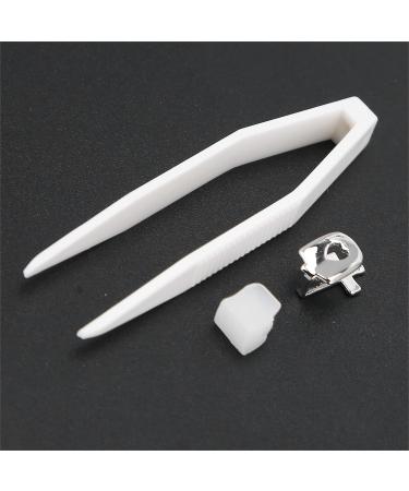 Teeth Brace Decoration Brass Hip Hop False Tooth Convenient Wear for Daily Use for Party(Silver) - Buy Online on SooperMarket.com