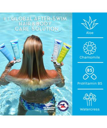 TRISWIM Serious Swimmers Splash Box - After Swim Body Wash Shampoo Conditioner Lotion & Anti-Chafe Spray | Ultimate Swim Care Set - Buy Online on SooperMarket.com