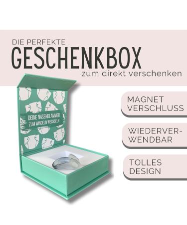 Lilejo Funny Baby Gift: Change Nose Bracket for Diapers Perfect for Baby Showers Birthday Parties & Gender Reveals in Turquoise - Buy Online on SooperMarket.com