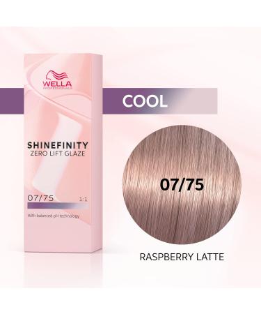 Shinefinity 07/75 Raspberry Latte 60ml - Premium Hair Color for Vibrant Shine | International Shipping - Buy Online on SooperMarket.com
