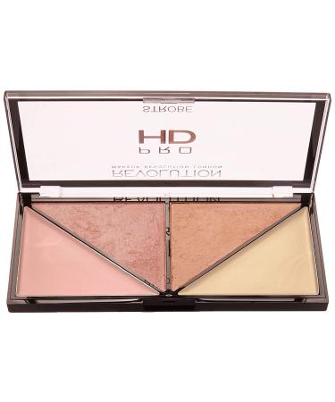 Makeup Revolution HD Pro Strobe Palette - Illuminate Your Beauty with Strobing Highlights - International Shipping Available - Buy Online on SooperMarket.com