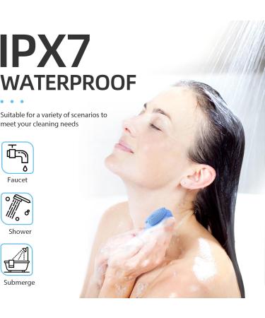 Facial Cleansing Brush - Silicone Face Scrubber for All Skin Types | Waterproof Exfoliating Brush for Men & Women - Shop Now - Buy Online on SooperMarket.com