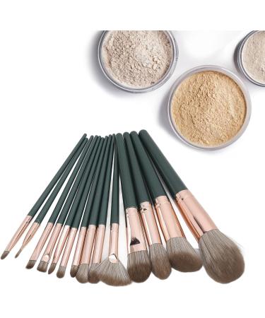 Eyeshadow Blusher Brush Tool Complete Green Makeup Blusher Brush Professional for Daily Use - Buy Online on SooperMarket.com