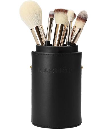 TB Tools for Beauty Kashoki Etui Cylinder Brush Holder - Eco-Friendly Leather Makeup Brush Organizer for Home & Travel | Holds 10-18 Brushes - Buy Online on SooperMarket.com