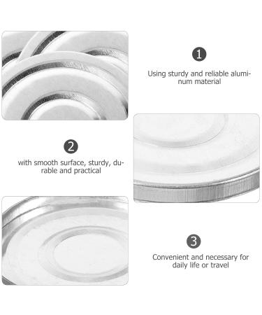 Buy Beavorty 3pcs Empty Round Metal Pans - Refillable 38mm Eyeshadow Palette for DIY Makeup - Highlighter Blush Lipstick & Liner - International Shipping Available - Buy Online on SooperMarket.com