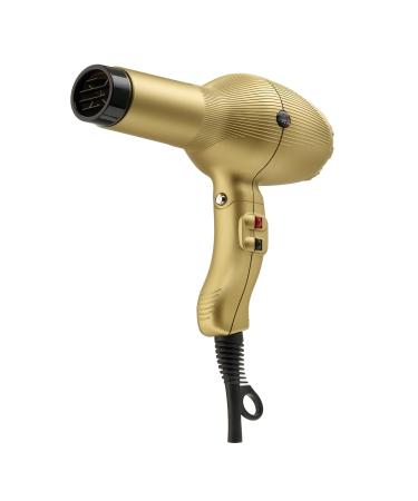 Gamma+ Absolute Power & Absolute 2000 Professional Tourmaline Ionic Hair Dryer - Unisex Gold Includes 2 Concentrator Nozzles - International Shipping Available - Buy Online on SooperMarket.com
