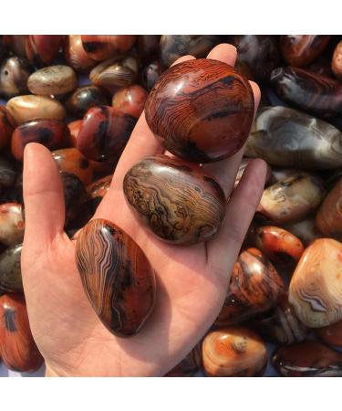 Natural Crystal Rough 1PC Natural Red Agate Stone Crystal Geode Sardonyx Gemstone Polished Palm Ore Rock Specimen Craft Decor (Color : 30-40mm Size : 1Pc) 1Pc 30-40mm - Buy Online on SooperMarket.com