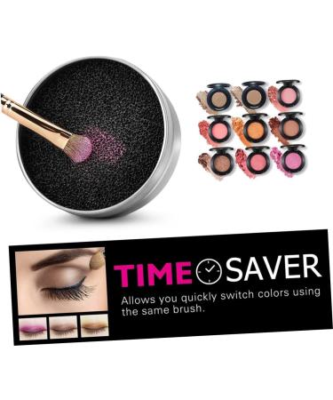 FOMIYES 1 Set Makeup Sponge Tools Colour Brush Makeup Brush Cleaning Tool Cosmetic Sponge Cleaning Cleaner Color off Makeup Brush Eye Shadow Make up Activated Carbon Sponge - Buy Online on SooperMarket.com