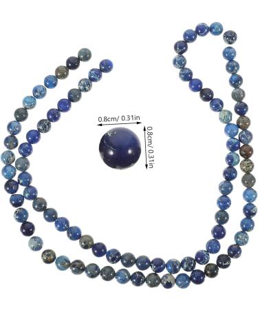 STOBOK 2Pcs stone bracelet Stone delicate delicate bracelet stone necklace bead accessories Bracelet beads wristband decorative bracelet Scattered beads decorate beading Blue 0.60X0.60X0.60CM - Buy Online on SooperMarket.com