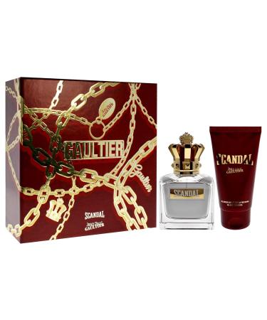 Jean Paul Gaultier Scandal Pour Homme for Men - 2 Pc Gift Set 3.4oz EDT Spray 2.5oz Shower Gel - Buy Online on SooperMarket.com