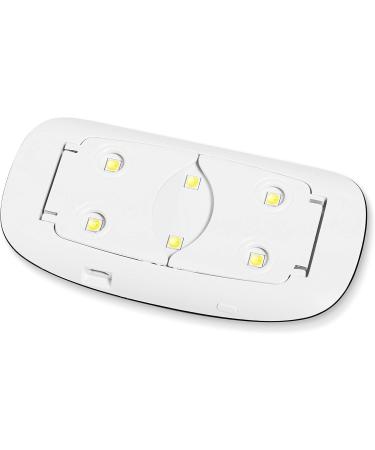 Bluesky LED UV Gel Nail Lamp 6W | Portable Mini Travel Gel Polish Dryer with Timer | USB Cable Included - Buy Online on SooperMarket.com