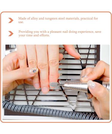 minkissy 1set Grinding Head Set Ceramic Drill Bit Pedicure Tools Sander Tool Manicure Pen Sander Portable Electric Nail Drill Nail Polishing Bits Manicure File Bit Nail Drill Bit To Rotate - Buy Online on SooperMarket.com