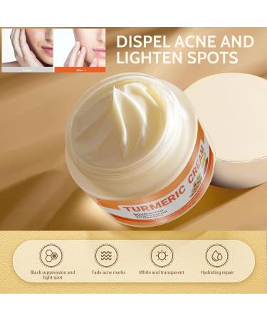 Turmeric Face Cream - Anti AgingCream For Radiant&Glowing Skin - Dark Spot Corrector Age Spot Remover Anti Aging - Natural Turmeric Cream Skin Care - Buy Online on SooperMarket.com