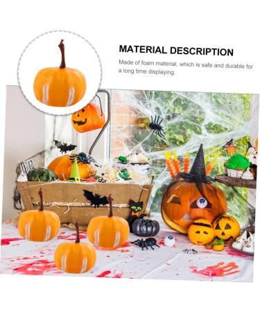 Didiseaon 60 Pcs Simulated Mini Pumpkin Fake Pumpkin Halloween Pumpkin Decoration Simulation Small Pumpkin Simulation Pumpkin Little Pumpkin Foam Manual Yellowx3pcs 2.2X3.4CMx3pcs - Buy Online on SooperMarket.com