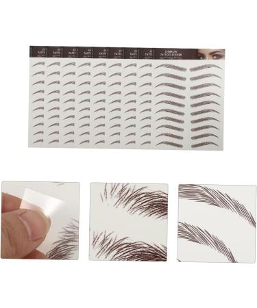 Gogogmee 9 Sheets Waterproof Eyebrow Stickers Eyebrow Stencils Imitation Eyebrow Cosmetic 6d Eyebrow Trimming - Buy Online on SooperMarket.com