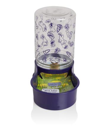 Lixit Reversible Waterer/Feeder for Rabbits and Other Small Animals. Pack of 1