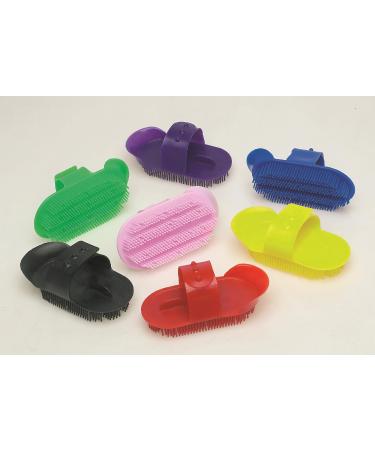 Lincoln Plastic Curry Comb - Yellow - Large