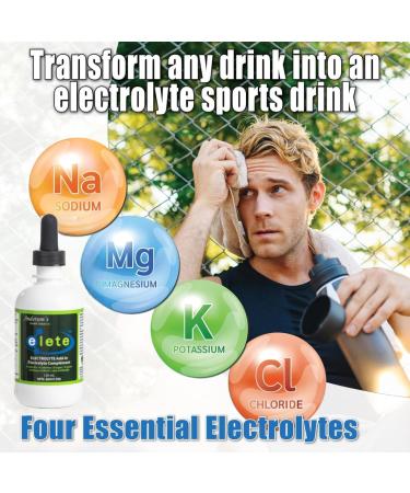 Anderson's Health Solutions elete Electrolyte Add-In Drops | Liquid Electrolyte Drink Mix Sodium Potassium Magnesium | Convenient Hydration Natural Electrolyte Replenishment | Sugar Free No Artificial Ingredients | 120mL elete 120 ml (Pack of 1) - Buy Online on SooperMarket.com