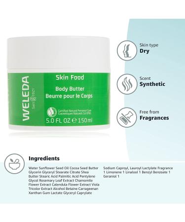 Weleda Skin Food Body Butter 5.0 fl oz - Nourishing Moisturizer for Dry Skin - Buy Online on SooperMarket.com