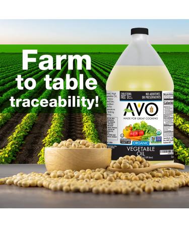 AVO ORGANIC 100% VEGETABLE Oil  64 Fl-oz (Half a Gallon) NO preservatives added - Buy Online on SooperMarket.com