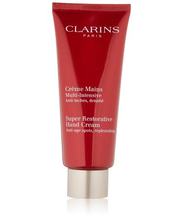 Clarins Super Restorative Hand Cream | Anti-Aging | Targets Dark Spots and Wrinkles | Promotes Youthful-Looking Hands Immediately and Over Time | Shea and Mango Butters Nourish  Soften and Smoothe