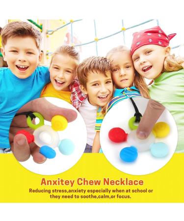 Seeway Silicone Chewy Necklace for Sensory Kids - Oral Motor Aid for Autism, Anxiety, ADHD & SPD - Buy Online on SooperMarket.com
