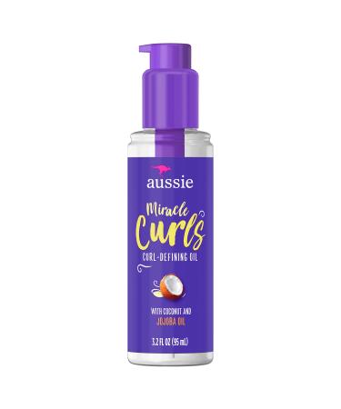Aussie Miracle Curls Curl-defining Oil Hair Treatment - 3.2 Fl Oz  3.2 Oz 3.20 Ounce (Pack of 1)