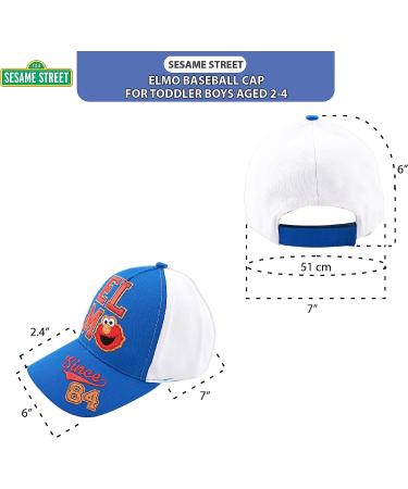 Sesame Street Elmo Toddler Baseball Hat Blue 2-4T - Boys' Favorite Character! - Buy Online on SooperMarket.com