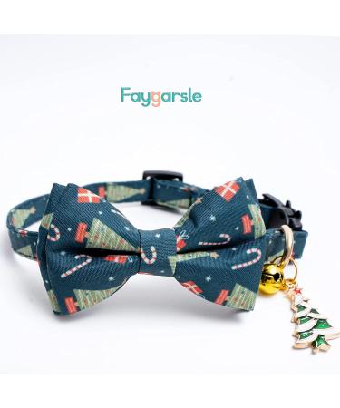 2 Pack Breakaway Christmas Cat Collars with Bow Tie - Red & Green - Buy Online on SooperMarket.com