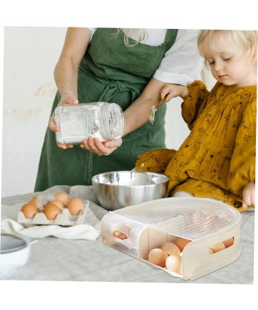 OSALADI Egg Carton Convenient Egg Organizer Refrigerator Egg Case Household Egg Tray Fridge Accessory Serving Tray As Shown 31X30X9.5cm - Buy Online on SooperMarket.com