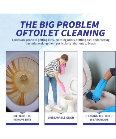 Automatic Powerful Foam Cleaner 2023 Upgrade Foam Cleaner for Toilet Cleaner Foaming for Toilet Foam Cleaner Active Dissolution Toilet Bathroom Cleaners Natural Toilet Cleaner Easy to Use (2Box) - Buy Online on SooperMarket.com